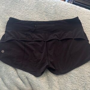 lululemon athletica Women's Black Athletic Shorts
